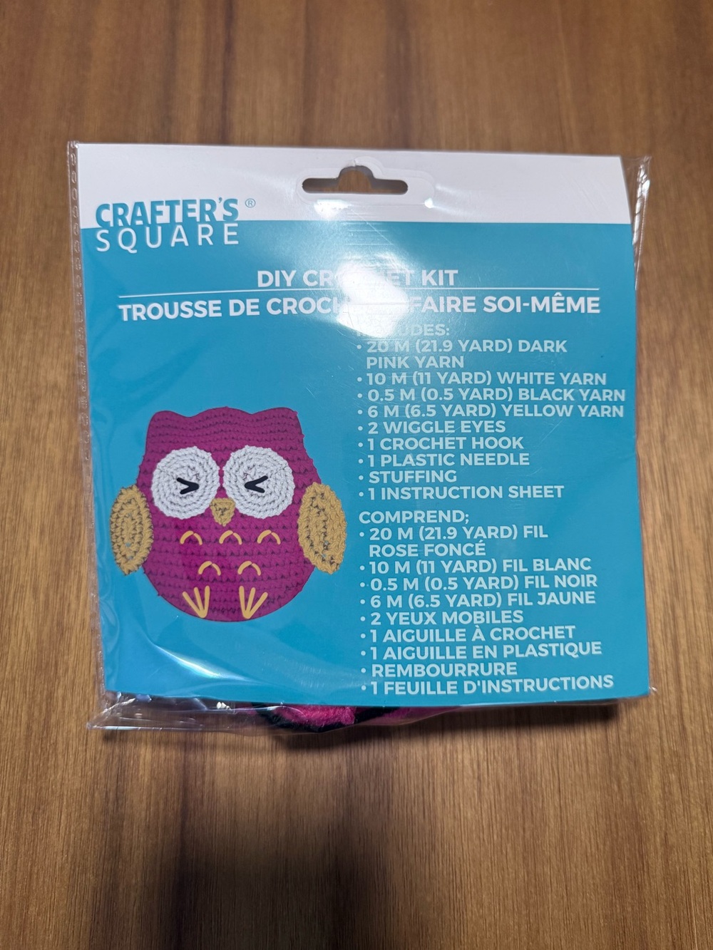Crafter’s Square DIY Owl Crochet Kit | NWT